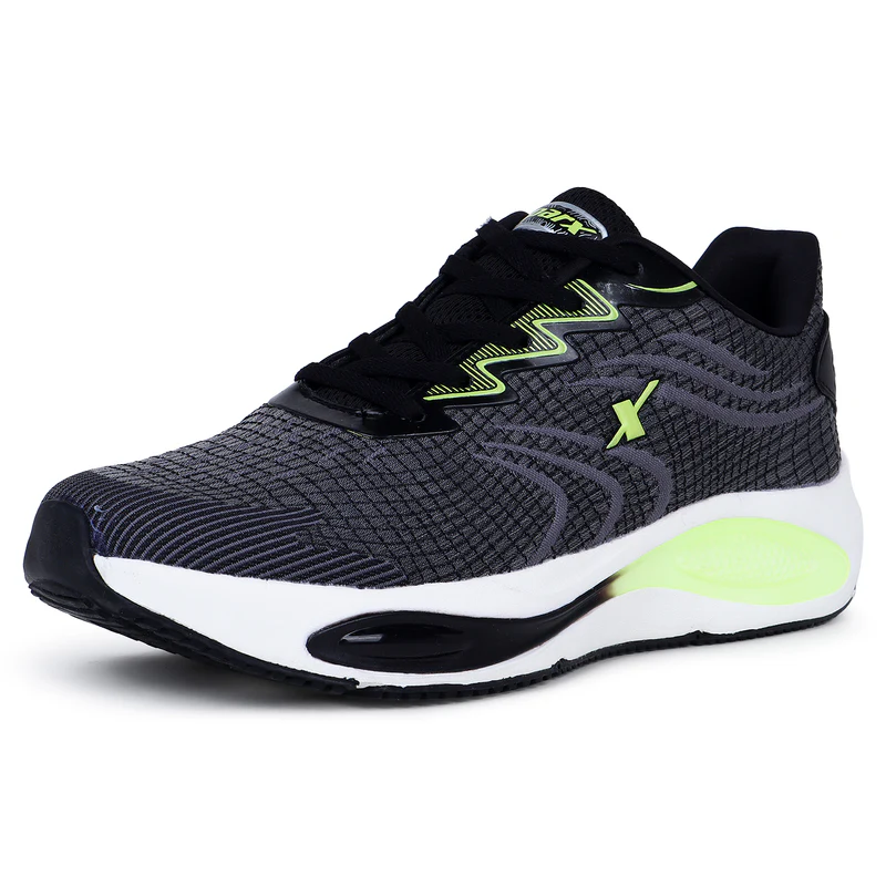 SM-987-BKFG | Sparx Chaussures SM 987 GENTS BLACK FL.GREEN