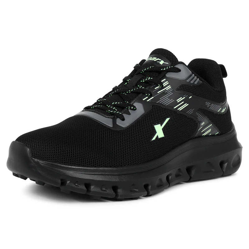 SM-4008-BKPG | Sparx Chaussures SM 4008 GENTS BLACK P.GREEN