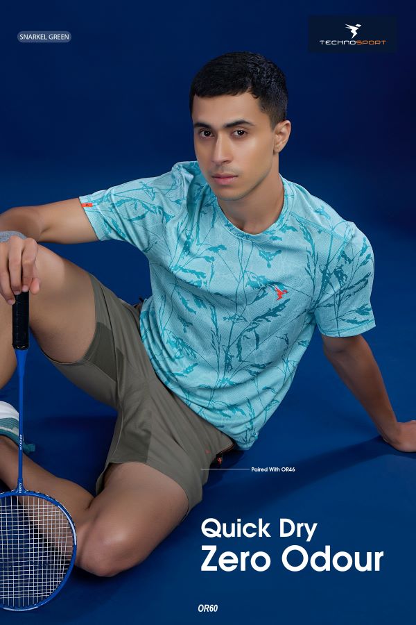 OR60/23-7 | TECHNOSPORT MENS JACQUARD CREW NECK