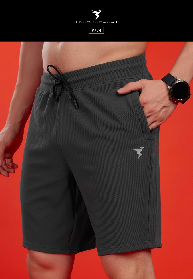 P774-6 | TECHNOSPORT MENS BASIC SHORTS 