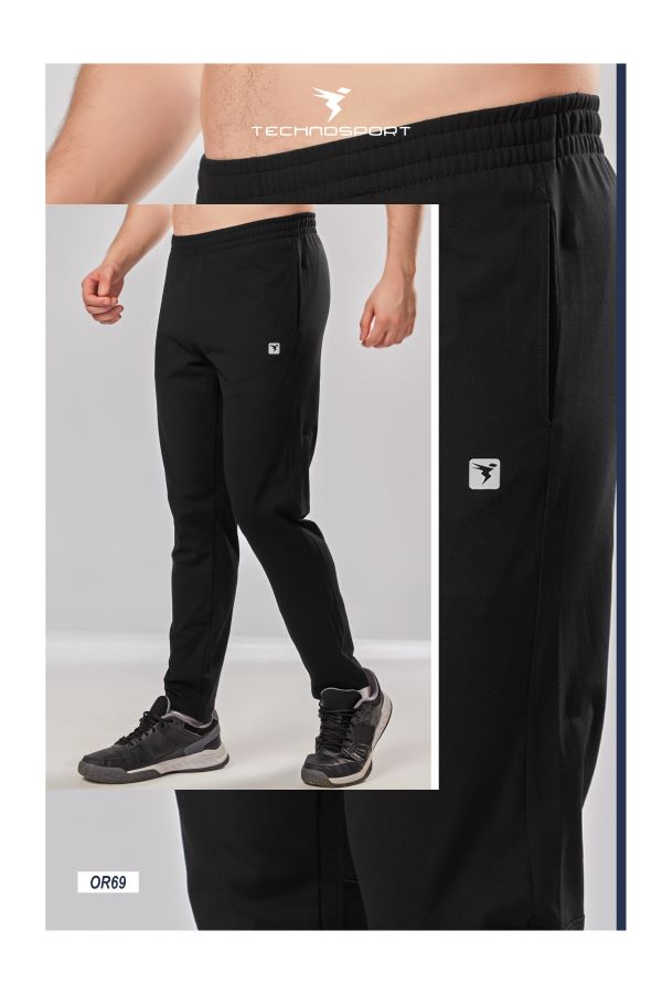 OR69-3 | TECHNOSPORT MENS BASIC TRACKPANT - DK CARBON