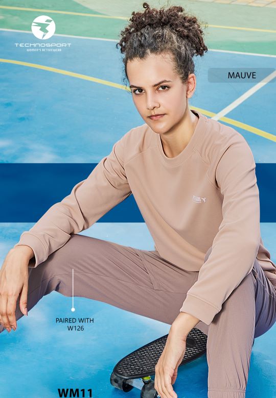 WM11-2 | TECHNOSPORT WOMENS CREWNECK JACKET FS
