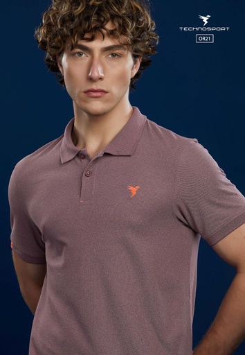 OR21/9-3 | TECHNOSPORT MENS BASIC POLO MELANGE