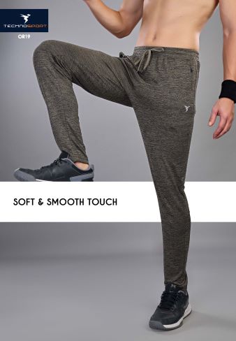 OR19/93-5 | TECHNOSPORT MENS BASIC MELANGE TRACKPANT